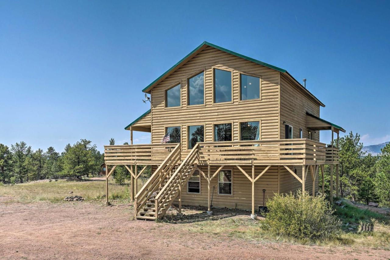 Rustic Florissant Cabin 4 Acres And Mountain View! Exterior foto